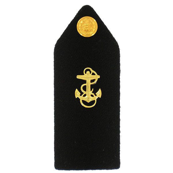 NROTC 4/C (freshman) shoulder board — fouled anchor, no stripes
